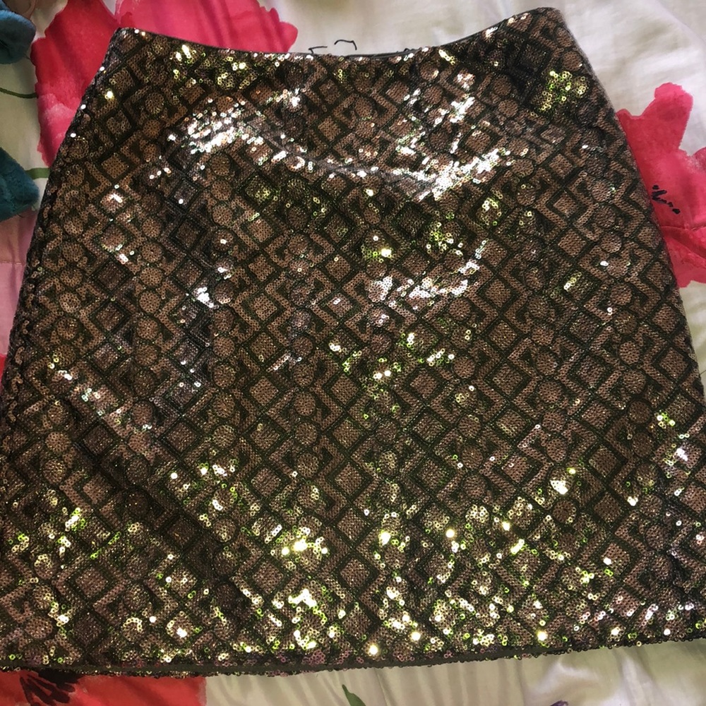 Banana republic sequin skirt